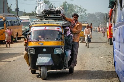 Rikscha reisen in Indien - Hindi lernen