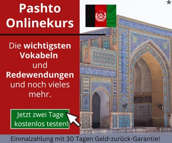 Pashto Onlinekurs Banner