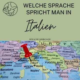 Welche Sprache spricht man in Italien
