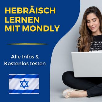 Hebräisch lernen mit Mondly - Alle Infos und Kostenlos testen