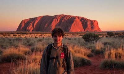 Reise in Australien Ayers Rock