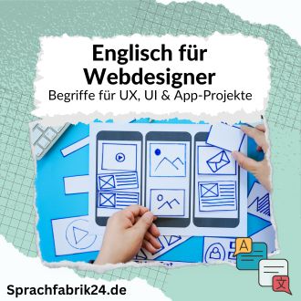 Englisch für Webdesigner - Begriffe für UX UI und App-Projekte