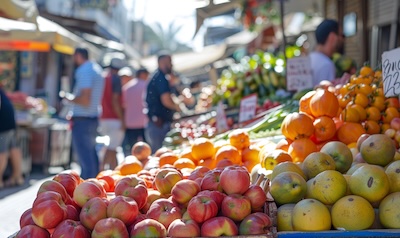 Tel Aviv Markt israelische Alltagssprache Hebräisch