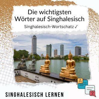 Die wichtigsten Wörter auf Singhalesisch - Singhalesisch Wortschatz