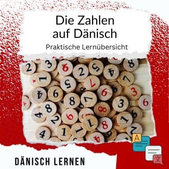Dänische Zahlen 1–100 Liste Aussprache