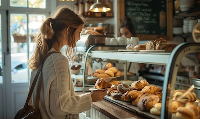 Französisch im Urlaub bestellen in französischer Bäckerei