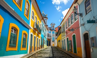Portugiesisch Brasilien Kolonialarchitektur Salvador