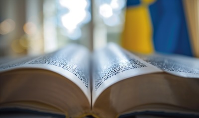 Schwedische Sprache Schriftform Beispiele Buch