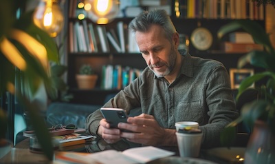 Sprachenlernen24 Vokabeln lernen Smartphone Pause