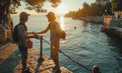 kroatische Begrüßung Floskeln Urlaub Küste