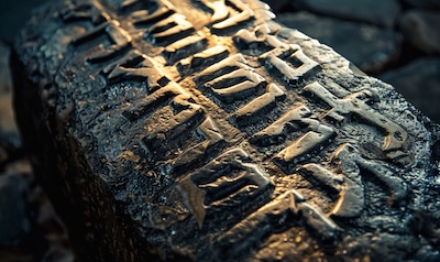 Althebräisch Inschrift historisch Ursprung der Sprache