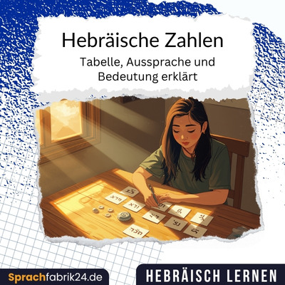Hebräische Zahlen - Tabelle Aussprache und Bedeutung erklärt