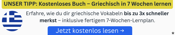 Footer Banner für kostenloses Buch Griechisch lernen Download