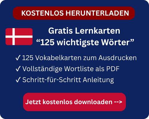 Banner Dänisch KOSTENLOS HERUNTERLADEN 125 Wörter
