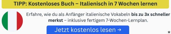 Footer Banner für kostenloses Buch Italienisch lernen Download