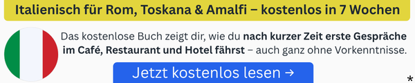 Footer Banner für kostenloses Buch Italienisch lernen Download