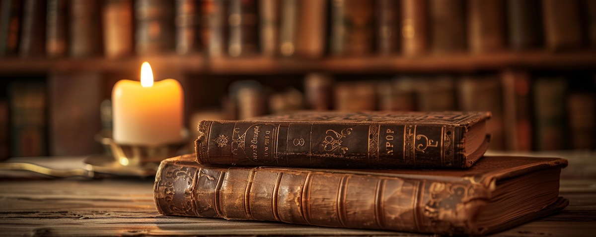 Altes lettisches Buch als Sinnbild fuer die Geschichte der Sprache