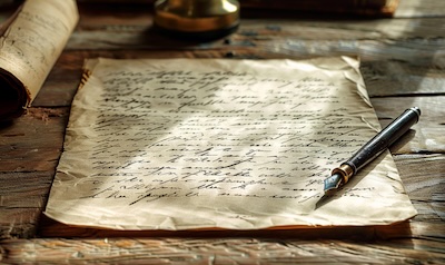 Lettische Wörter mit Makronen und Häkchen als Schriftbeispiel