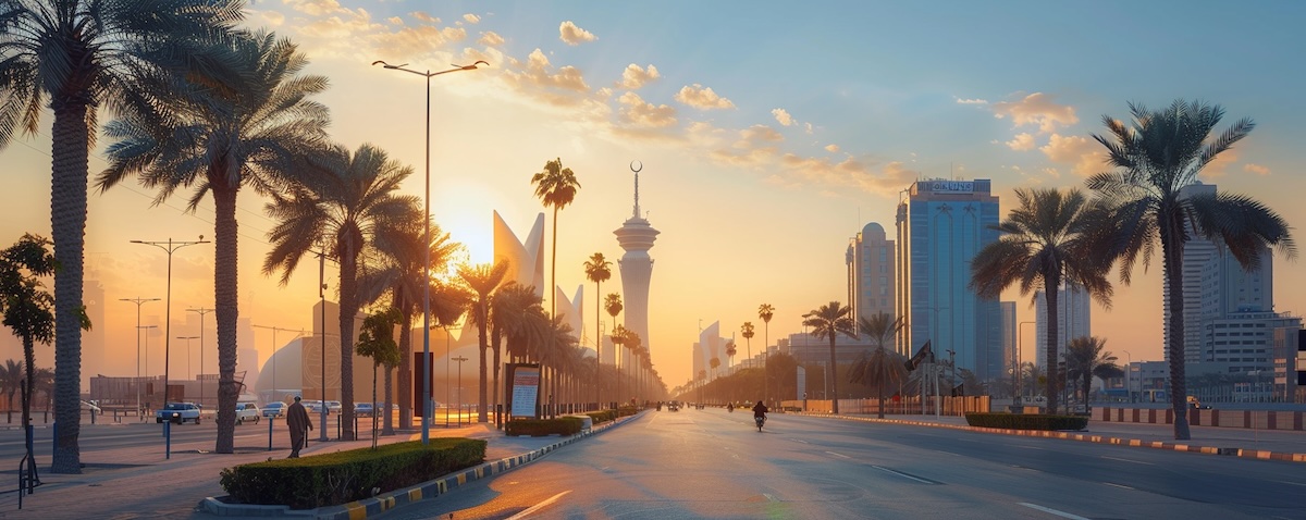 Skyline von Riad in Saudi-Arabien