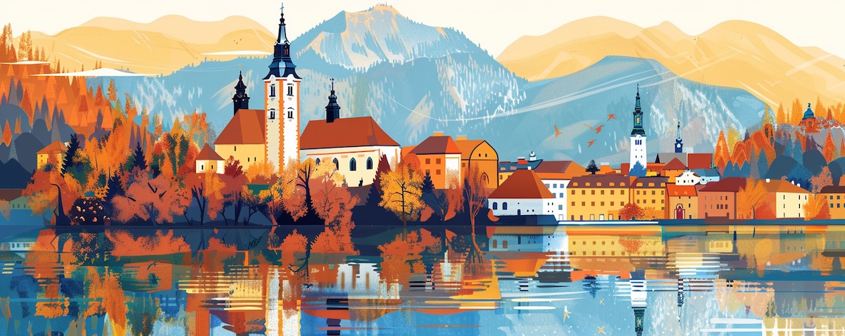 Slowenien mit Bleder See und Ljubljana